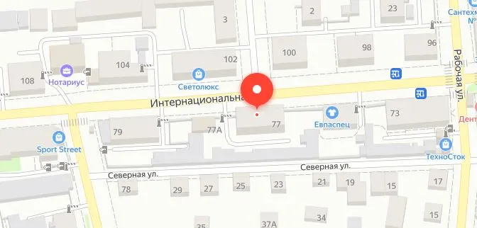 Яндекс карта